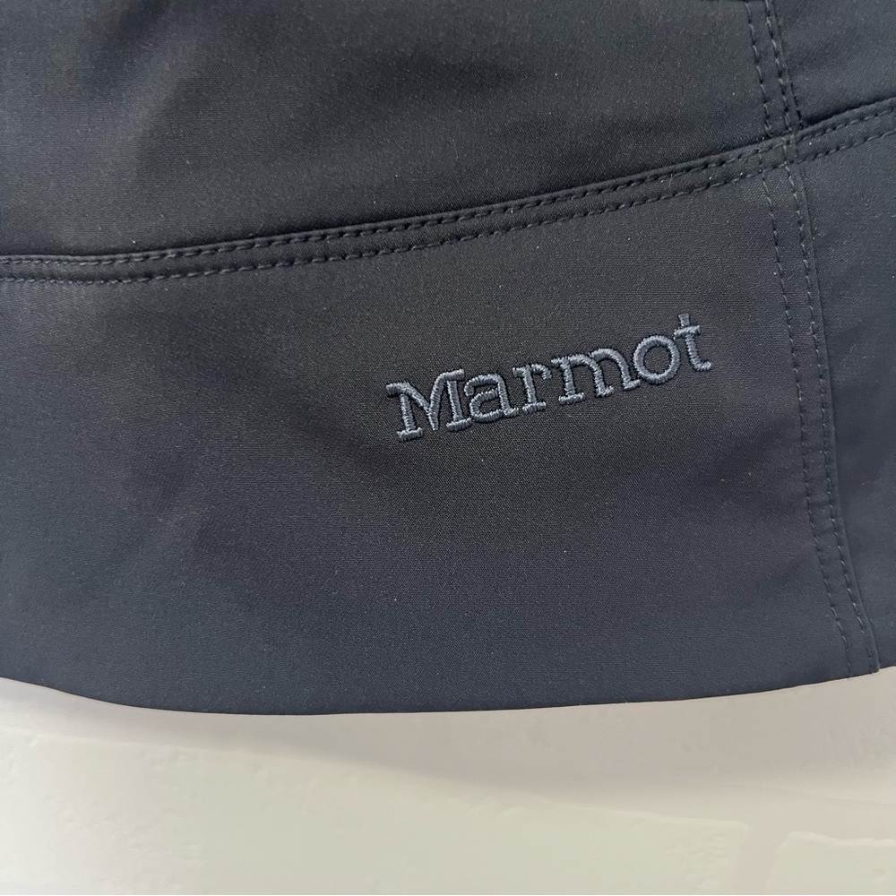 Marmot Black Zip Up Hooded Hiking Outerwear Gorpcore Granola Girl Vest Size XS - Picture 4 of 15